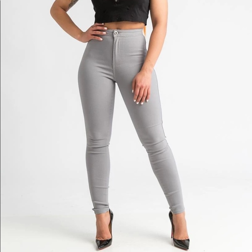 High Waist Stretchy Jeans